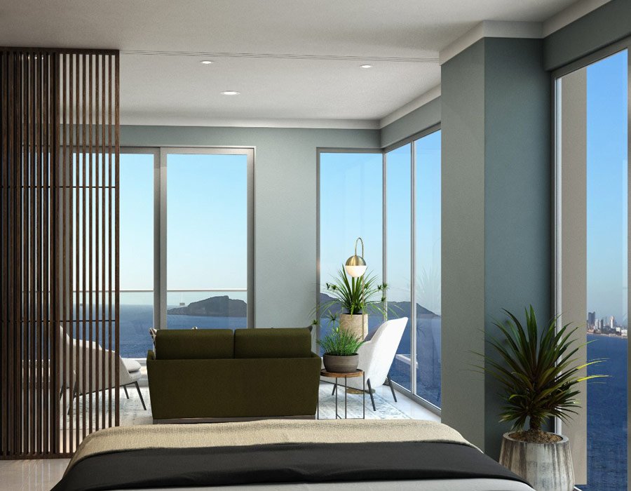 Recamara Studio Litoral Ocean Condos